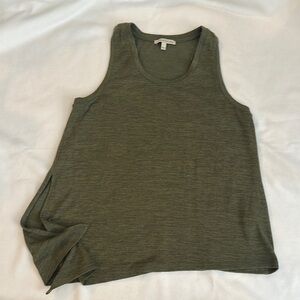 Olive Green Sleeveless Women's Top